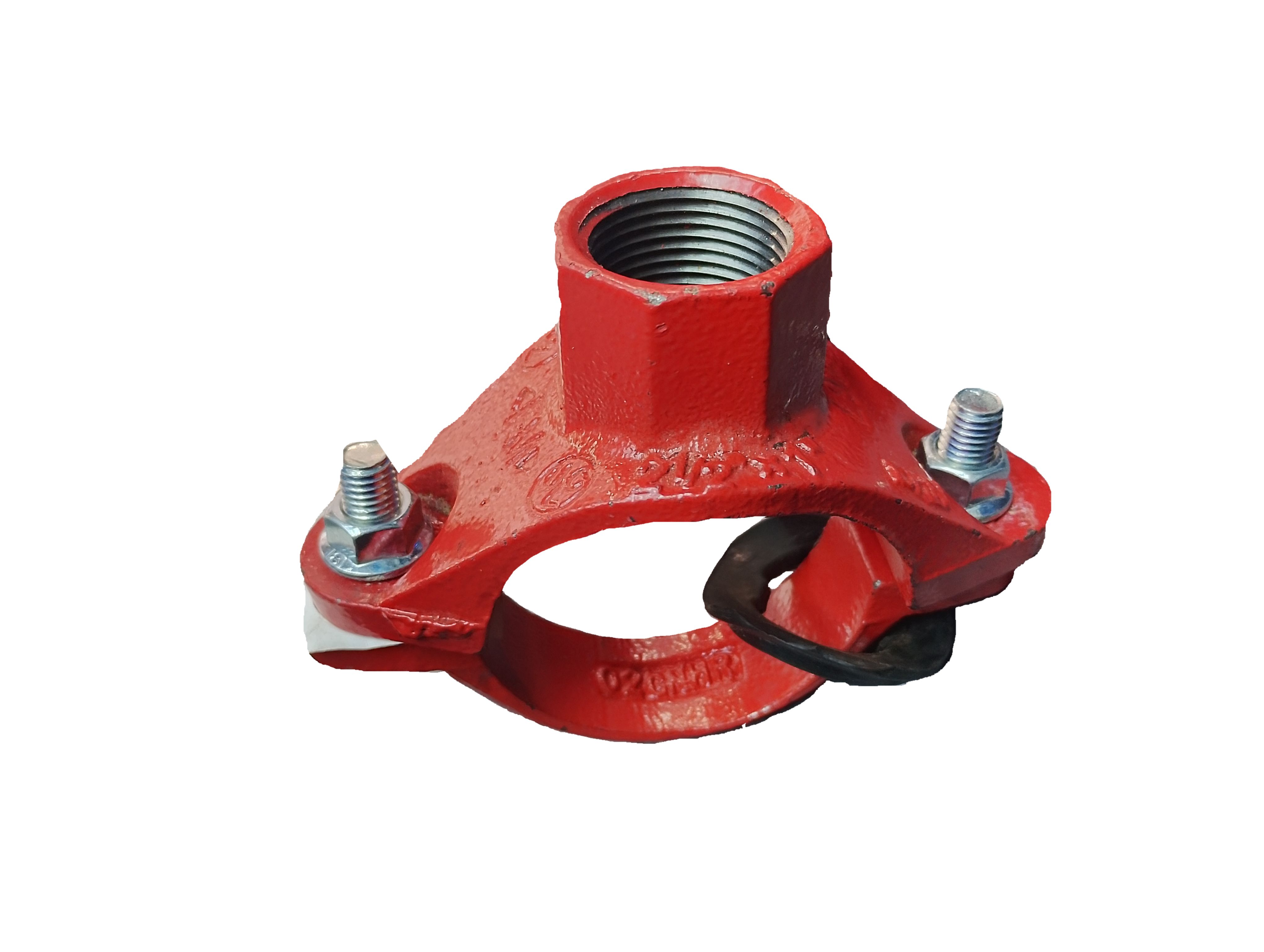 TEE MECANICA ROSCADA DE 2 1/2" X 1" 